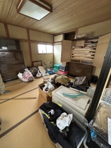 お片付け・遺品整理・残置物撤去の事例（塩釜市H様（戸建てのお片付け））